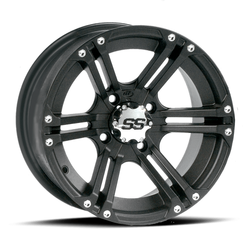 ITP SS 212 14x8 / 4x137 BP / 5+3 Offset Black Wheel