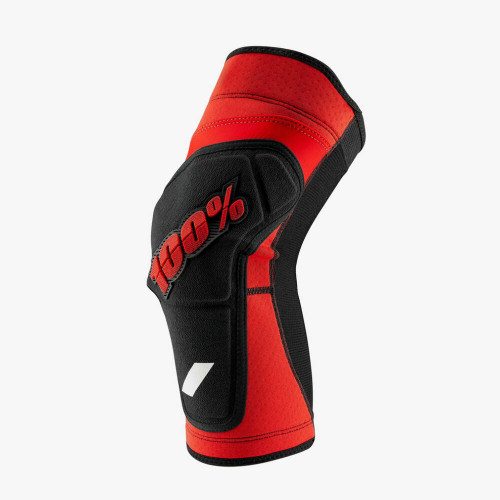 100% Ridecamp Knee Guard- Red/Black- LG