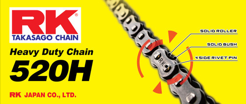 RKC Non Sealed Chain rkc520H-116