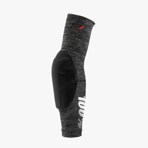 100% Teratec Elbow Guard- Gray Heather/Black- XL