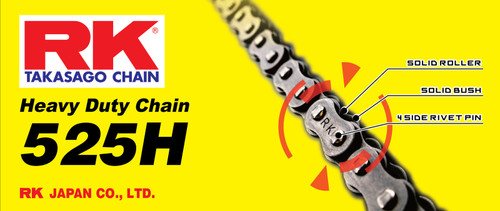 RKC Non Sealed Chain rkc525H-130