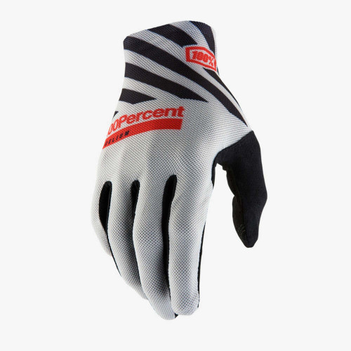 100% Celium Glove- Gray- LG