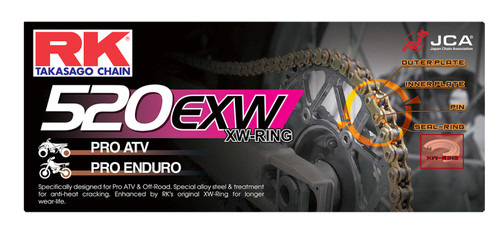 RKC Non Sealed Chain rkc520EXW-92