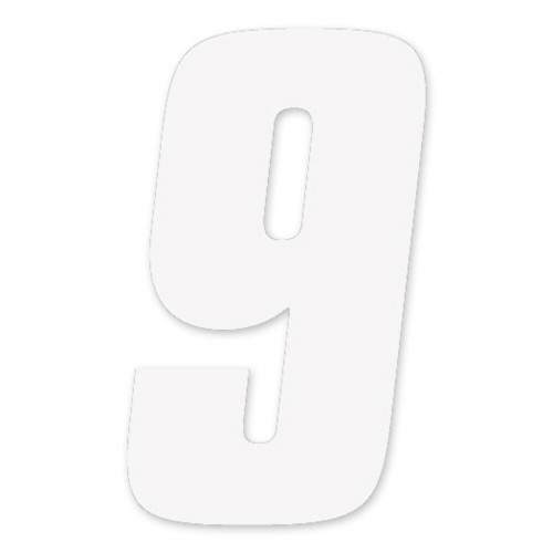Factory Effex Fx 2015 Numbers Factory 7" White 9 08-90099