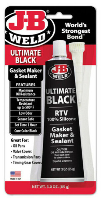 JB Weld Ultimate Black Oxime - 3 Oz 32329