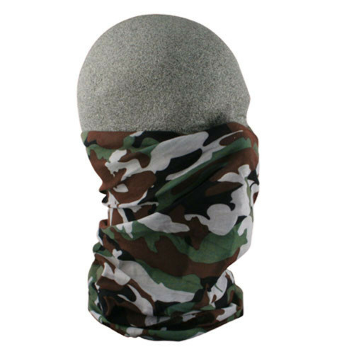 Balboa Motley Tube 100% Polyester Woodland Camouflage T118