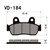 Vesrah Brake Pads Vd-184 VD-184