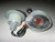 K&S Marker Lights Flat Oval Small (S/F) Clear 25-8271