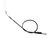 Motion Pro Cable Black Vinyl Throttle 10-0133