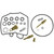 K&L Carb Rep Kit:Hon Cb650 81-82 18-2572