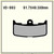 Vesrah Semi-Metallic Brake Pads Vd-993 VD-993