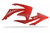 Polisport Radiator Scoops Crf250R OEM Color Red Cr04 8412700001