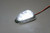 K&S Led Mini-Marker Light Triangle Chrome Wht/Clr (6 Leds) 25-9704