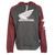 Factory Effex Honda Wing Men's Pullover Hoodie / Burgandy-Charcoal Gray (Xl) 22-88316