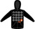 Woodys Stand Out Mens Zip Up Hoodie Black Medium 302-HS-STANDOUT-2
