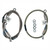 Russell Yamaha Front Brake Line Kit 00-06 Xvs1100 V-Star Classic R09804S