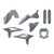 Polisport Polisport Enduro Standard Kit Nardo Grey 90863