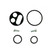 K&S Fuel Petcock Repair Kit , Kazx600/750/1100 55-2010