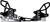 Vortex Version 2 Rearset - '11-'20 Suzuki GSX-R 600/750 - Black / Silver