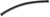 Drag Specialties 3/8" Black Braid Line 6'