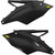 Cycra Side Number Panels - '16-'20 Kawasaki KX 250F/450F - Black