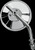 Drag Specialties 4"Round Mirror Adj Stem