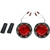 Custom Dynamics ProBEAM? Bullet Ringz? LED Turn Signals - Chrome/Red