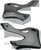 UFO Radiator Cover KX125/250 99-02 Black