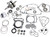 Vertex Engine Kit Kaw/Suz 9030976