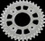 Vortex Aluminum Rear Sprocket 37 Tooth - '14-'19 Honda MSX125 Grom/Z125M Monkey - Silver