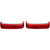 Custom Dynamics Saddlebag Lights - Chrome/Red