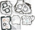 Vesrah Gskt Set Comp Hon 250