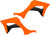 UFO Shroud Radiator CRF110 Fluorescent Orange