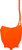 UFO Front Number Plate - '19-'25 Honda CRF110F - Fluorescent Orange