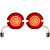 Custom Dynamics Turn Signal Insert - LED - Red - Flat