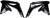 Ufo Shroud Rad Rmz450 08 Blk