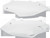 UFO Side Panels - '12-'16 Kawasaki KX 250F/KX 450F - White