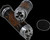 Drag Specialties Chr Skull Grip W/Pln Eyes