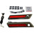Custom Dynamics Latch Light - Saddlebag - Red - Chrome