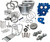 S&S Cycle Power Pk Gear 07-17 Slvr