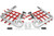 DG Performance Fat Series Alloy Nerf Bars - Red Wedding - Sportrax