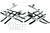 DG Performance Alloy Nerf Bars- LT250R - Natural/Black