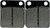 SBS HF Street Ceramic Organic Brake Pads - Yamaha-11'-14' Grizzly 450 EPS 4x4