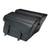 Willie & Max Compact Jack Slant Large Saddlebag - Black