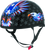 Skid Lids Flame Eagle Original Helmet - Red/Blue - XL