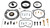 All Balls Racing 94-98 Harley FLHR Road King Carburetor Rebuild Kit