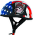 Skid Lids Original POW MIA Helmet - Black/Red/Blue - Large