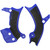 ACERBIS X-Grip Frame Guards - Blue/Black - Yamaha