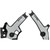 ACERBIS X-Grip Frame Guards - Black/Silver - DR 650S/SE