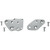 Kick Back Plate Fxst Chr